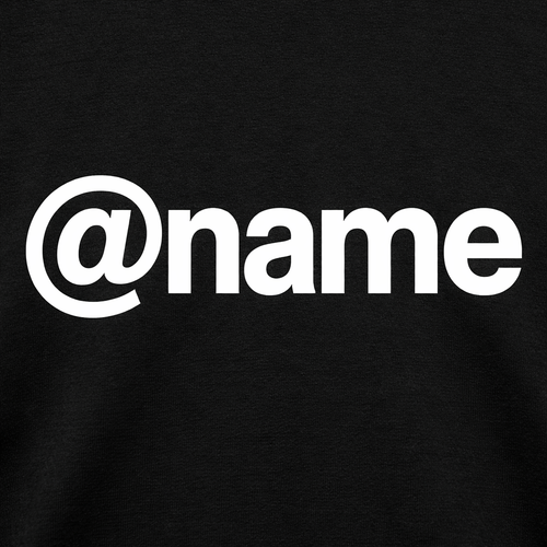 Nutzername auf Shirt